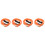 4Pièces LED Lumineuses Orange, Multiples Usages, Ajustables 3