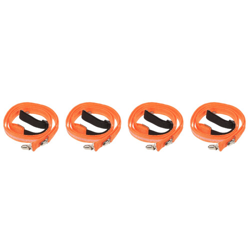 4Pièces LED Lumineuses Orange, Multiples Usages, Ajustables 2