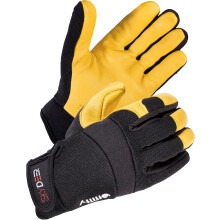 Werkhandschoenen van volnerf hertenleer, unisex, 3D