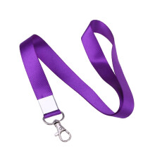 Paquete de 2 cordones morados para identificación con cierre metálico