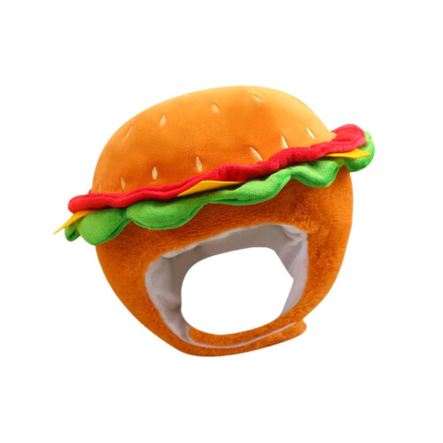 Czapka z pluszu Hamburger – 30x35 cm