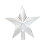 Christmas Tree Topper Star Silver 7.87 Inch 1
