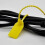 (Yellow) Plastic Tamper Seals, 100 Pcs Self Locking Safety Zip Ties, Pull-Tite Safety Label for Fire Extinguishers 2