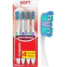 Colgate Whitening Toothbrush, 4 Count 1-Pack