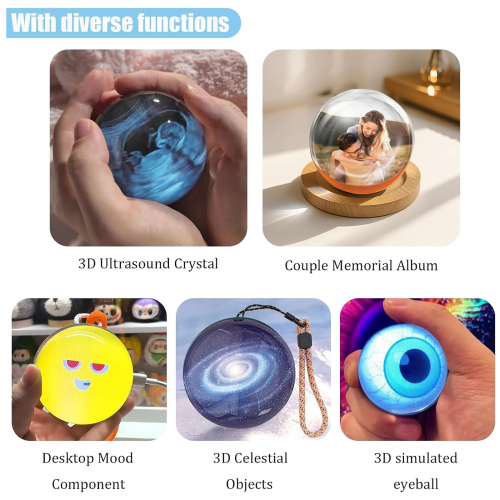 2,7-tums 3D-ultrålsvideospelare med kristallkula 2