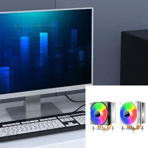 Aurgiarme 12 cm CPU-køler med 4 varmerør 1