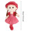 Pluche prinsessenpop (35 cm) met hoed en rok. 2