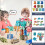 Zahlen-Transformationsspielzeug-Roboter-Puzzle-Set 3