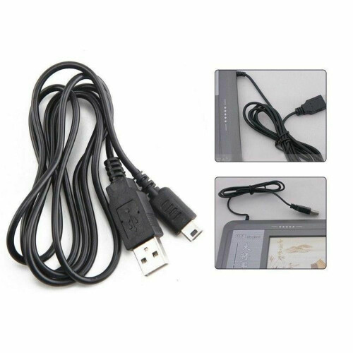 Sort USB-opladerkabel til Nintendo DS Lite 1