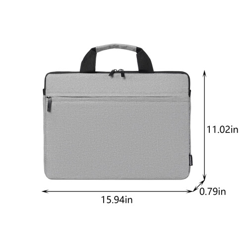 Mochila para laptop de 15,6 polegadas em tecido Oxford cinza. 1