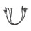 6 Ways Electrode Daisy Chain Harness Copper Cable for Guitar Effects Power Supply Adapter Splitter 2