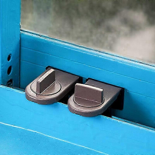 4 Pcs Sliding Sash Stopper Security Lock, Suitable for Window Cabinet Sliding Doors 2