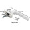 4 Pieces White Universal Aluminum Window Handle Fits Left And Right 2