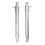 10 τεμάχια στυλό 0-100 mm Vernier Caliper Πολυλειτουργικό Gadget για ξυλουργούς και ξυλουργούς 3