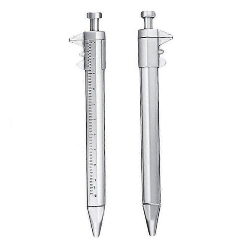 10 τεμάχια στυλό 0-100 mm Vernier Caliper Πολυλειτουργικό Gadget για ξυλουργούς και ξυλουργούς 2