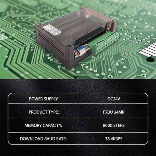 FX3U-24MR High-Speed PLC Industrial Control Board for Household Use 1