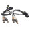 4Pcs Up+Downstream Lambda O2 Oxygen Sensor 11787530282 11787512985 compatible with BMW E87 120i E90 320i E91 5