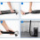 186 PCS Cable Organizer Kit with Cable Holder, Wire Organizer Sleeve Cord Clips Roll 4