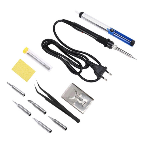 80W Digital Soldering Iron Kit LCD Display Adjustable Welding Solder Tool with Iron Tips 2