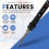 80W Digital Soldering Iron Kit LCD Display Adjustable Welding Solder Tool with Iron Tips 4