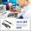 80W Digital Soldering Iron Kit LCD Display Adjustable Welding Solder Tool with Iron Tips 5