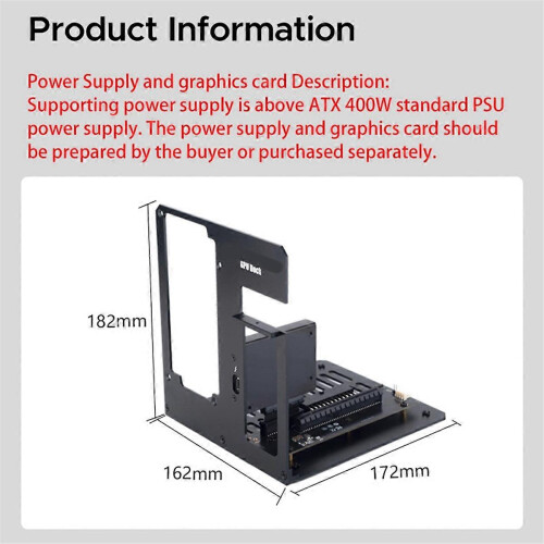 3/4 GPU Dock pre notebook, externý grafický adaptér, 40 Gbps kompatibilný s USB4 notebookom 2