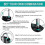 long Combination Padlock with Outside Handle, 4 Position Large Padlock, Long Combination for Locker Movement 5