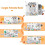 Baby Books 0-6 Months,2 Pcs Newborn Touch Feel Activity Early Development Toy 2