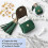 120 Set Leather Snap Fasteners Kit with 6 Setting Tools Metal Snap Buttons Studs compatible with Clothes 5