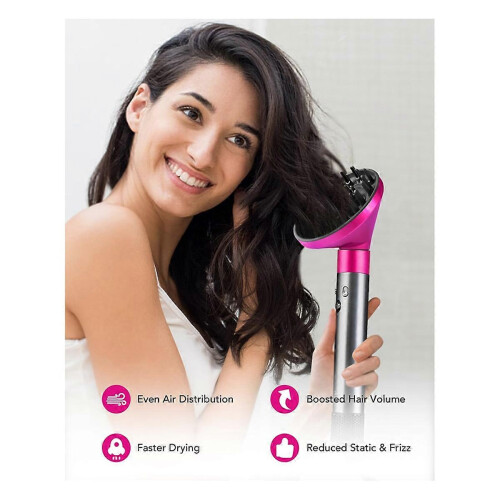Diffuser & Large Round Volumizing Brush Attachment compatible with HS05 HS01 1
