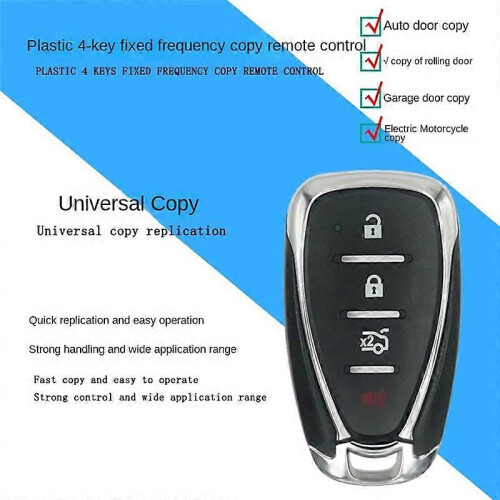 4 Channel RF Remote Control Copy Duplicator Key compatible with Electric Garage Door 1