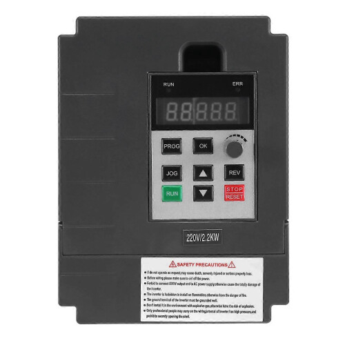 2.2KW 220V Variable Frequency Drive Inverter, Single to 3 Phase Universal CNC VFD 1