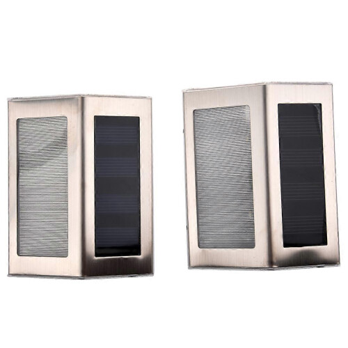 Solar Outdoor Garden Wall LED Light Pure White Light without Motion Sensor 1