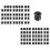 100pcs Black 5mm Plastic LED Clamp Holders compatible with Display Panel Mounting Housings 2