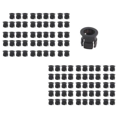 100pcs Black 5mm Plastic LED Clamp Holders compatible with Display Panel Mounting Housings 1
