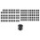 100pcs Black 5mm Plastic LED Clamp Holders compatible with Display Panel Mounting Housings 3
