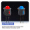 100pcs Black 5mm Plastic LED Clamp Holders compatible with Display Panel Mounting Housings 5