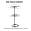 Rotating Jewelry Display Holder Necklace Keychain Storage Rack Stand 4