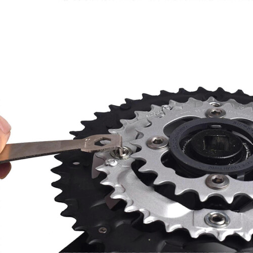 Mountain Bike Chainring Bolt Fixed Wrench Bicycle Crank Spanner Wrench Tool 2