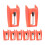 8 Ruby Replacement Styli compatible with Turntables 2
