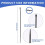 100 Pcs Black Thin Cable Tidy Zip Ties 200mm x 3mm 4