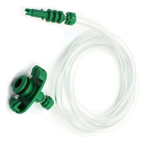 Tubo de ar de 1 metro (39,41 polegadas) com adaptador para seringa dispensadora de cola de 10 cc 1