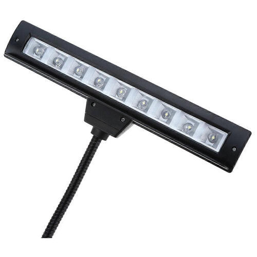 9 LED με κλιπ για επιτραπέζια λάμπα ανάγνωσης για βάση μουσικής πιάνου 2