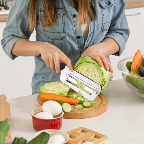 Cabbage Shredder, Coleslaw Slicer, Food Grade Double Layer, compatible with generic use 1