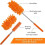 3 Pack Microfiber Duster, Washable Microfiber Extendable Duster Microfiber Hand Duster Cleaning Tool Dusting Brush for Home 4