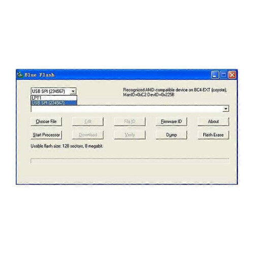 Programmatore di chip e debugger per modulo Bluetooth CSR USB-SPI ISP 1