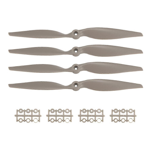 Conjunto de 4 hélices de 12x6 polegadas para aeromodelos RC com anéis adaptadores. 2