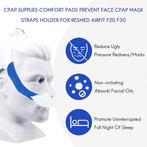 Προμήθειες CPAP Επιθέματα Πρόληψης Μάσκας CPAP με Ιμάντες, Βάση Συμβατή με F30 2