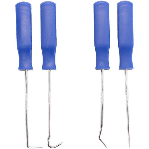 4PCS Pick and Hook Set O Ring Oil Seal Gasket Puller Remover Hand Tool 1