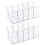 Modern Acrylic Belt Rack With 4 Compartments Space Saving Belt 1
